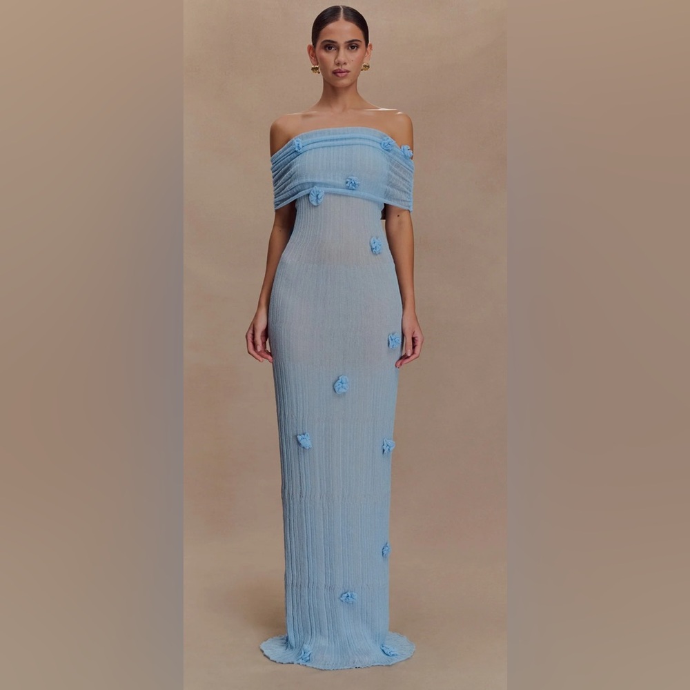 Brynn Orchid Knit Maxi Dress - S